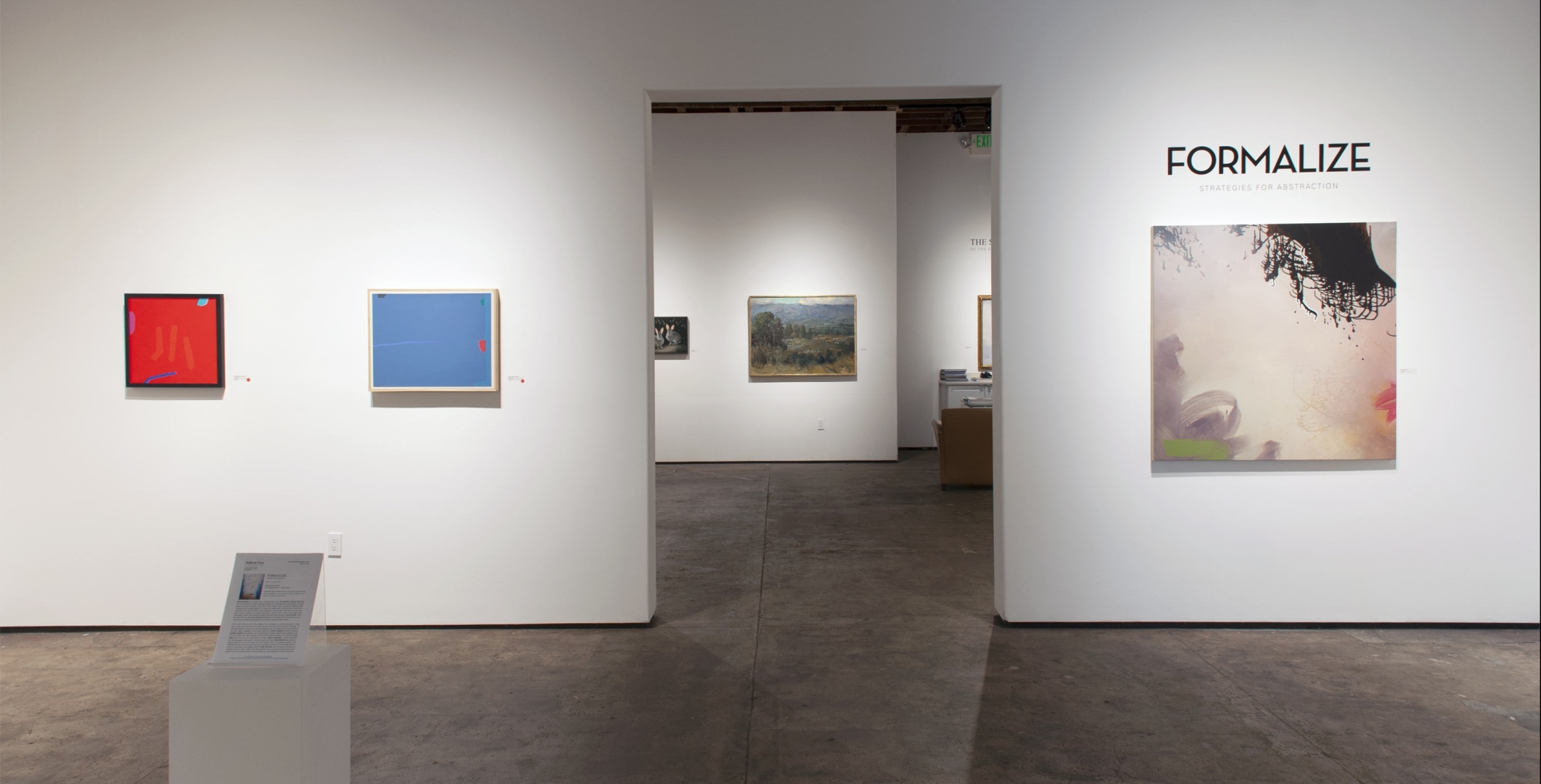 Installation view of the exhibition Formalize: Strategies for Abstaction