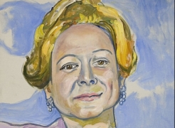 Alice Neel (1900-1984), Martha Mitchell, 1970
