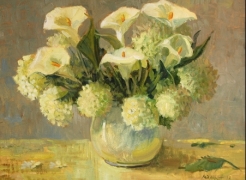 MEREDITH BROOKS ABBOTT , Lilies and Snowballs, 2013