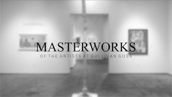 Installation photograph of MASTERWORKS OF THE ARTISTS OF SULLIVAN GOSS, 2019, Hank Pitcher, Ken Bortolazzo, Angela Perko, Charles Arnoldi
