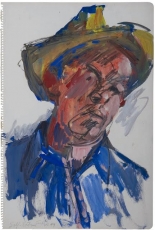 HASSEL SMITH (1915-2007), Self-Portrait, 1944 for Huffington Post article