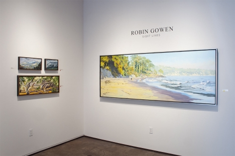 Installation photograph of ROBIN GOWEN: Sight Lines, 2021