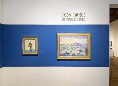 Installation photograph of LEON DABO: En France Encore, 2022