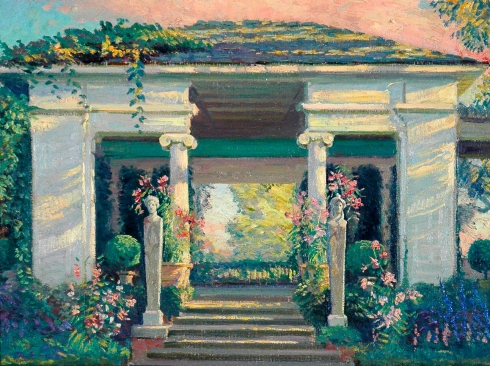 ARTHUR HAZARD (1872-1930), The Pergola, c. 1925