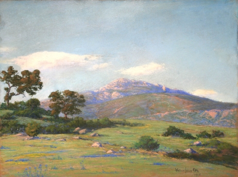 WILLIAM OTTE (1871-1957), On Mountain Drive - Santa Barbara, 1915