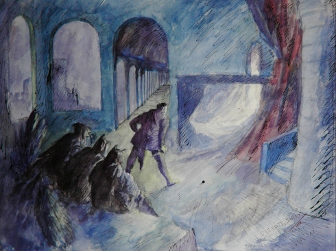 EVERETT SHINN (1876-1953), Curtain Call, 1938