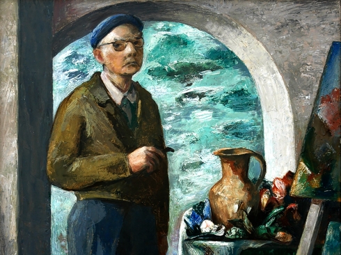 B.J.O. NORDFELDT (1878-1955), Self Portrait, 1943