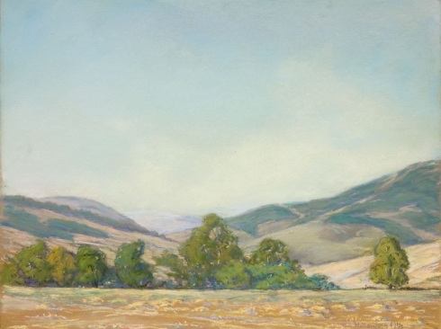 William Otte (1871-1957), Cuesta Canyon in Nojoqui Country, August, 1914