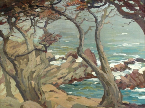 MARY DENEALE MORGAN (1868-1948), Windy Sunday at Dusk, 