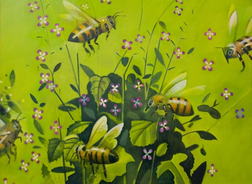 HANK PITCHER , 5 Bees, 2019