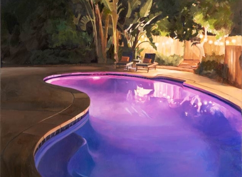 PATRICIA CHIDLAW , Purple Pool, 2022