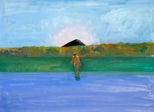 PAUL WONNER (1920-2008), Lake, Nude, Black Hill, c. 1967-68
