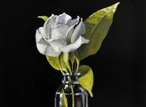 JOHN NAVA (b. 1947), White Rose, 2016