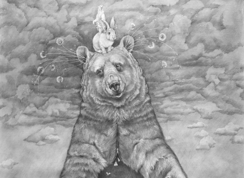 adonna Khare , Bear with Baby, 2018
