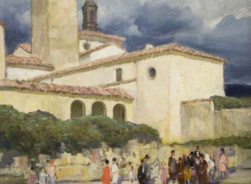 DOUGLASS PARSHALL (1899-1990), St. Anthony's Monastery , c. 1925