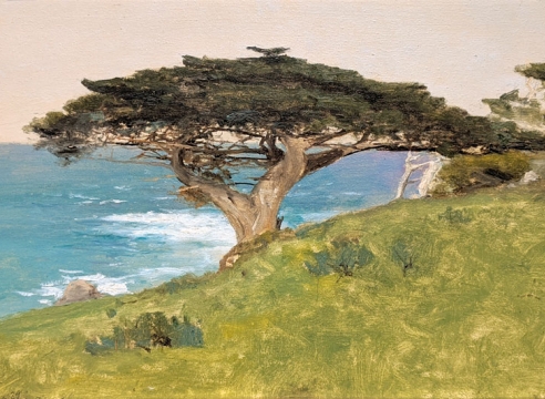LOCKWOOD DE FOREST (1850-1932), "Point Lobos"  Veteran Tree (Monterey), January 29, 1911