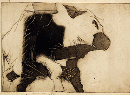 HOWARD WARSHAW (1920-1977), Calf (Artist's Proof), 1959