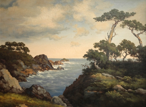 ROBERT WOOD (1889-1979), Off Monterey, c 1941-1948