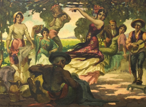 Theodore Jackman (1878-1940), La Fiesta, c. 1920s