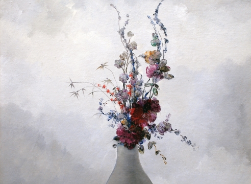 LEON DABO (1864-1960) , Vase Blanc, 1937