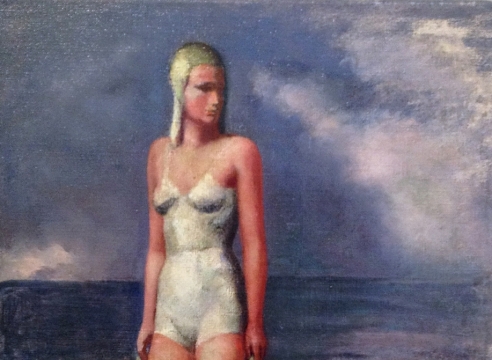LYLA MARSHALL HARCOFF (1883-1956), Bathing Girl, c. 1930s.