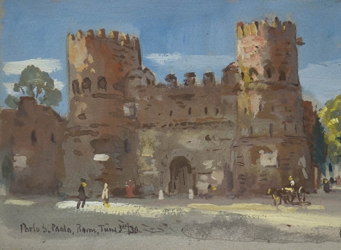 COLIN CAMPBELL COOPER (1856-1937), Porto San Paolo, Rome, June 3, 1930