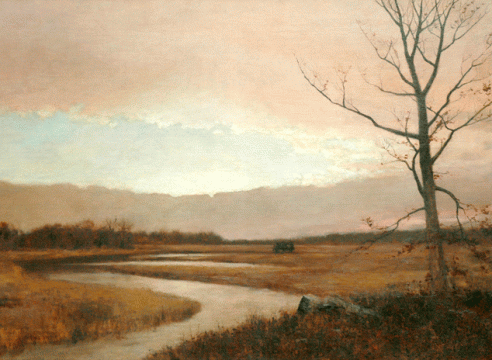 LOCKWOOD DE FOREST (1850-1932), Upper Hudson River, 1901