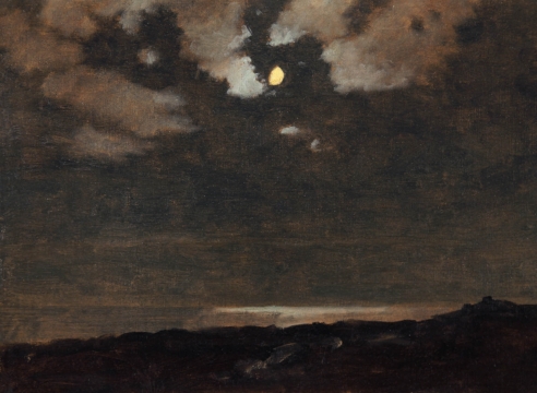 LOCKWOOD DE FOREST (1850-1932), Moon In Trailing Clouds, May 1901