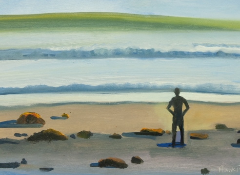 HANK PITCHER , Man on the Beach, 2013