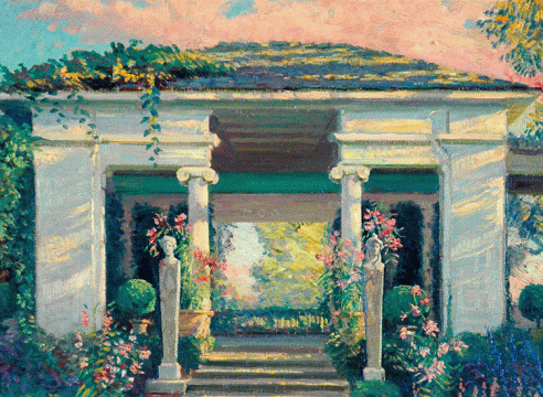 ARTHUR HAZARD (1872-1930), The Pergola, c. 1925