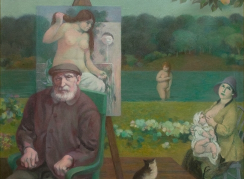 RICHARD HAINES (1906-1984), The Source - Homage to Renoir, 1975