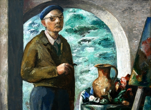 B.J.O. NORDFELDT (1878-1955), Self Portrait, 1943