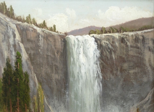 THOMAS HILL (1829-1908), Western Waterfall, 