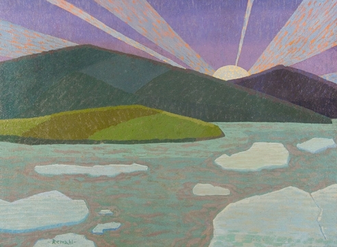 FREDERICK REMAHL (1901-1968), Midnight Sun, c. 1925.