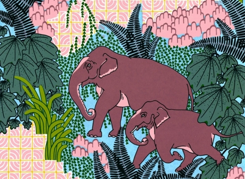 CLAUDIA  BORFIGA, Jungle Elephant