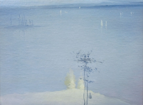 LEON DABO (1864-1960), Tranquil Sails, c. 1907