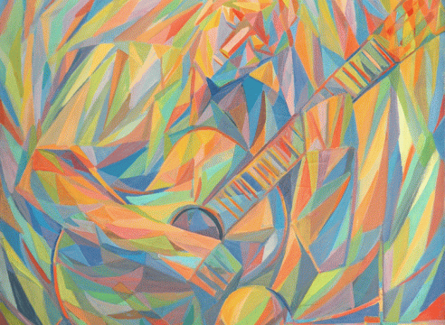 FRANK TAIRA (1913-2010), Guitar Player, 1962