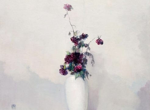 LEON DABO (1864-1960), Dernier Roses [Last Roses], c 1937