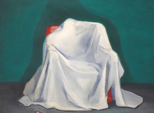 LYLA MARSHALL HARCOFF (1883-1956), White Chair, c. 1950