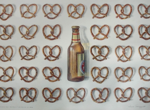 JEAN SWIGGETT (1910-1990), 32 Pretzels / One Bottle of Beer, 1974