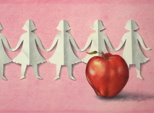JEAN DONALD SWIGGETT (1910-1990), Apple for the Teacher, 1980