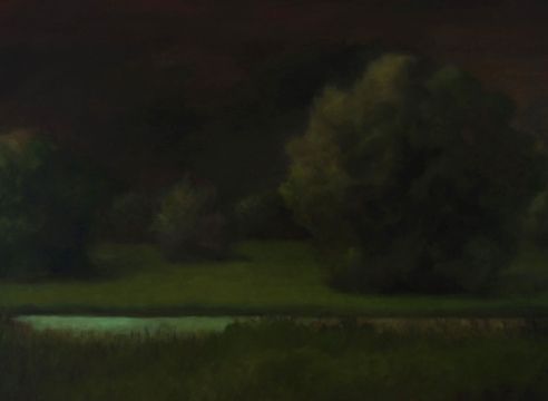 CHRIS PETERS , Night Orchard, 2018