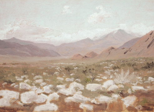 LOCKWOOD DE FOREST (1850-1932), Rocks in the Landscape, Palm Springs, Feb. 27, 1909