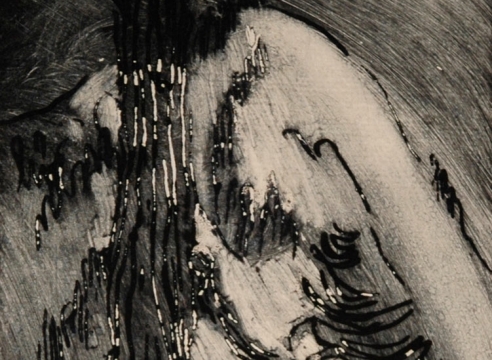 NELL BROOKER MAYHEW (1876-1940), Untitled, A Tree by Night