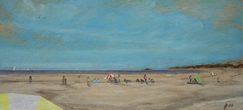 For Eugene Boudin, 2006

4.75 x 10.5 inches | oil on board