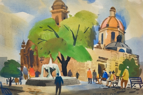 San Miguel de Allende,&amp;nbsp;
11.75 x 17.5 inches&amp;nbsp; |&amp;nbsp; Watercolor on paper
Contact the gallery for availability