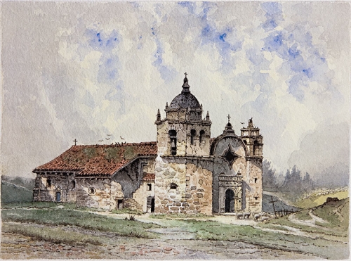 San Carlos Borromeo del Rio Carmelo, c. 1897

8.5 x 11.5 inches | watercolor on paper