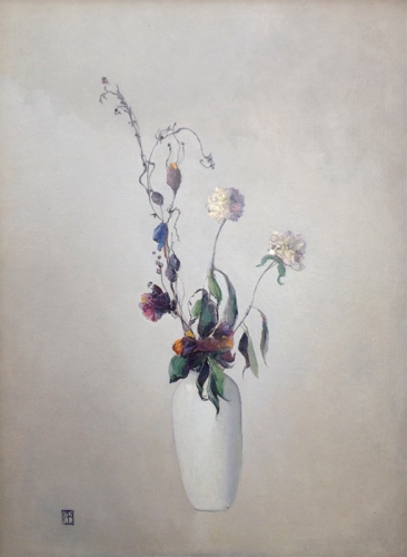 
p.p1 {margin: 0.0px 0.0px 0.0px 0.0px; font: 10.0px 'Century Gothic'}



Vase Blanc Avec Fleurs, Late 1930s

36 x 27 inches&amp;nbsp; |&amp;nbsp; oil on canvas