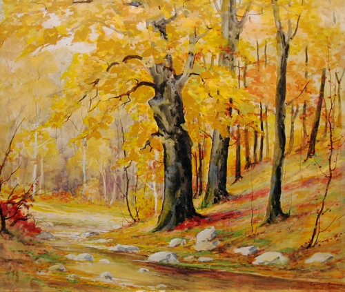 Fall Afternoon, c. 1910

18.5 x 22.5 inches | watercolor on paper