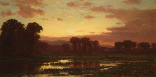 Sunset, c. 1880s

19.25 x 38.125 inches | oil on canvas